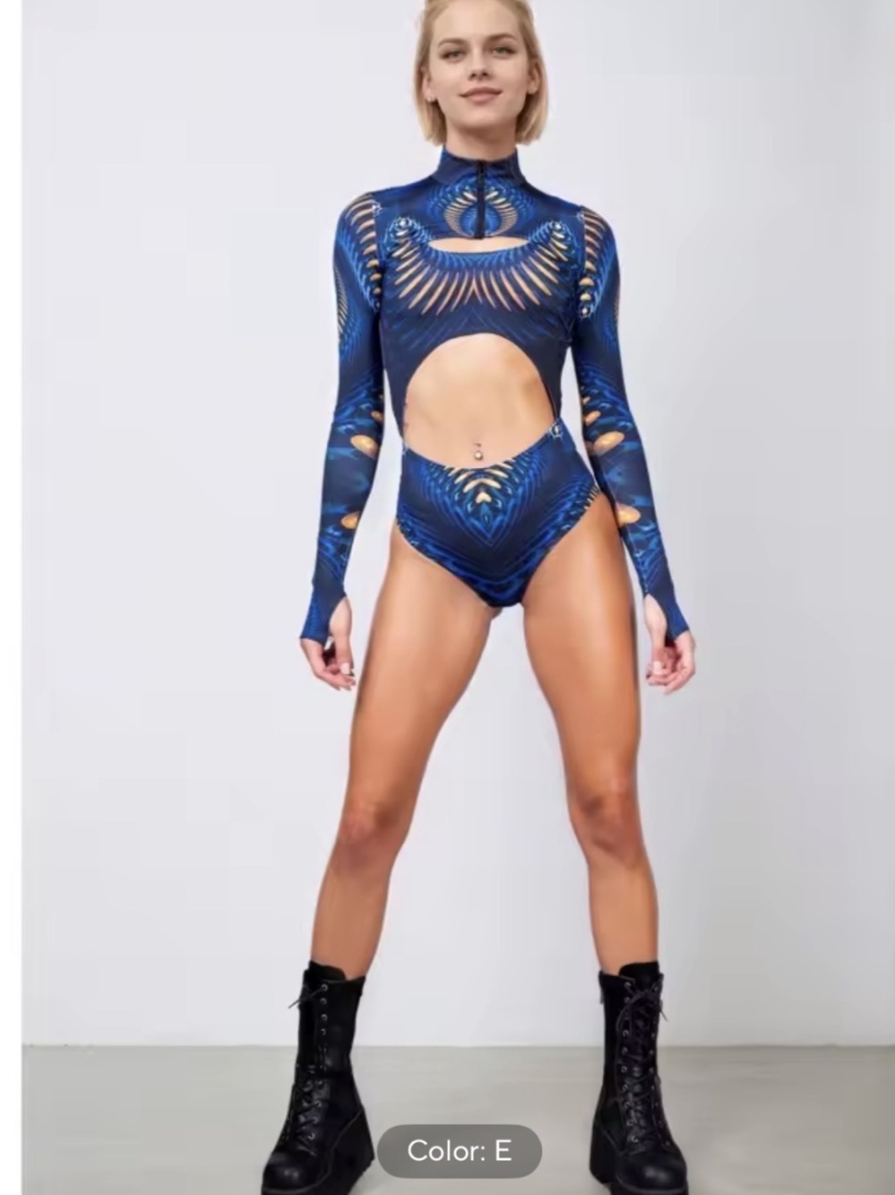 Two piece Rave body suit. Size XL.